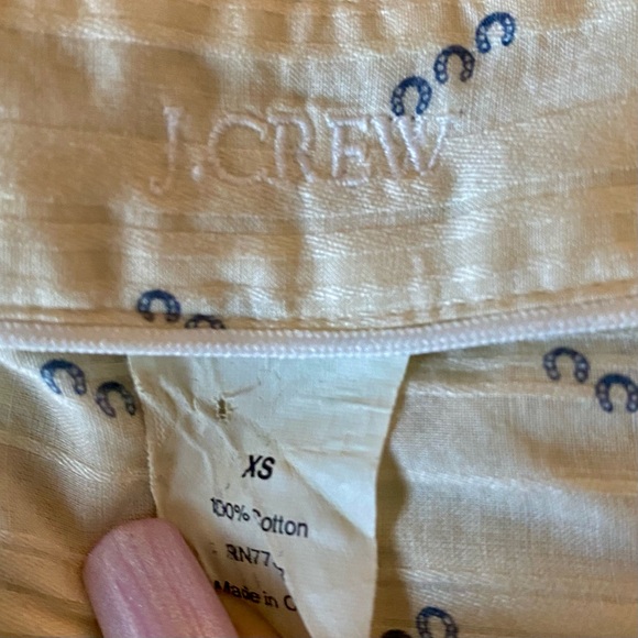 J Crew Vintage Linen Button Down XS - Picture 8 of 9